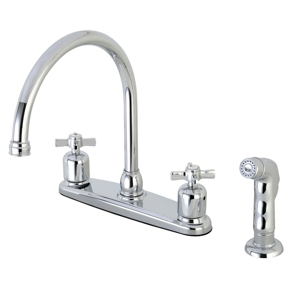 Millennium FB791ZXSP 8-Inch Centerset Kitchen Faucet with Sprayer FB791ZXSP - main
